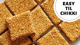 Til Chikki Recipe  Yummy Til Ki Chikki  With Tips Hindi [upl. by Werdn588]