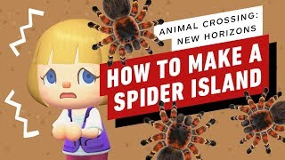 Animal Crossing New Horizons  How to Make Your Own Spider Island Tarantula Farming Tips [upl. by Ditzel]