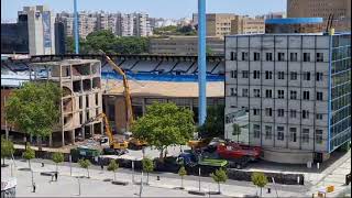 🏗️🏟️ DEMOLICIONES junto a LA ROMAREDA [upl. by Ojaras890]