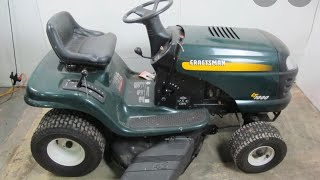 Craftsman LT1000 Riding Mower Service [upl. by Renfred]