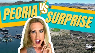 What is it Like Living In Peoria vs Surprise  Living in Arizona [upl. by Obaza]