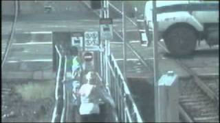 Near miss video released in rail safety campaign [upl. by The]