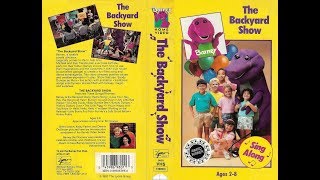 Barney  The Backyard Show 1988 19911992 VHS full in HD [upl. by Nordna]