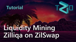 Liquidity Mining Zilliqa on ZilSwap [upl. by Elahcim576]