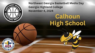 NWGA Basketball Media Day Calhoun High School [upl. by Christean]