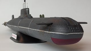 Revell TyphoonClass Soviet Submarine 1400 scale [upl. by Corwin440]