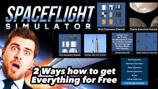 How to get every pack in SpaceFlight Simulator for Free Mod APK Without password Short amp Easy [upl. by Derej]