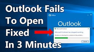 FIXED Microsoft Outlook has stopped working [upl. by Adnama]