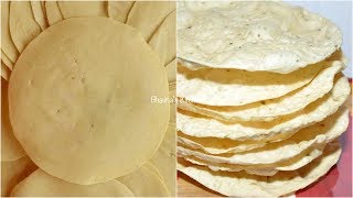 How to make Urad Papad or Papadam or Poppadoms  Start to finish [upl. by Isnam]