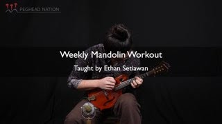 Weekly Mandolin Workout with Ethan Setiawan  Harp Scales [upl. by Antsirhc]