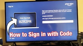 How to Sign In Amazon Prime Video Account from Smart TV Enter Your Code Where [upl. by Flore910]