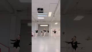 How we perform the Pas Brisé en Tournant in Jump Combination  Vaganova training in California [upl. by Enwad]