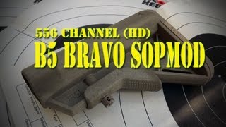 B5 Systems SOPMOD Bravo AR15 Stock Review HD [upl. by Zelikow]