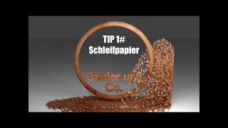 1 Tip Video  Schleifpapier säubern und länger verwenden [upl. by Nosde775]