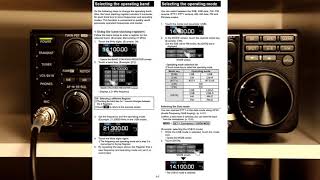 Icom IC7300 From A to Z  1 Introduction setting Bands amp Modes amp programming your own call sign [upl. by Arber]