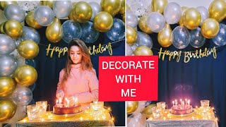 DIY Birthday Decoration Ideas at home [upl. by Notlrahc]