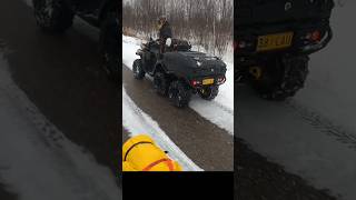 CanAm 6x6 mönkijä canam 6x6 lappi arcticcircle pariuraa gopro atv [upl. by Argent]