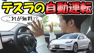 テスラの自動運転とは？ ｜無料版と有料版のオートパイロット [upl. by Musihc]