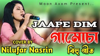 JAAPE DIM DISANGOT  Gamusa 2009 Zubeen Garg  Bornali Kalita Song Cover ByNilufarNasrin [upl. by Markland]