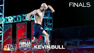 Kevin Bull at the Vegas Finals Stage 1  American Ninja Warrior 2018 [upl. by Ayekim]