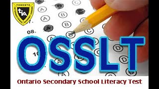 OSSLT Ontario Secondary School Literacy Test [upl. by Atikihc765]