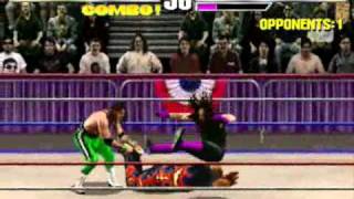 WWF Wrestlemania The Arcade Game DouleTeam FINISHERS [upl. by Anihsat]