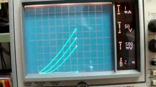 Matching 12AX7 Vacuum Tubes on a Tektronix 576 Curve Tracer [upl. by Kalmick]