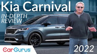 2022 Kia Carnival Review Minivans are cool  CarGurus [upl. by Huan226]