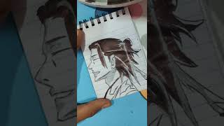 LETS MAKE GETO  THX FOR 20K VIEW anime geto animesketch drawing trending viralshorts [upl. by Brigitte]