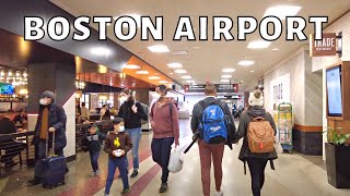 Exploring Boston Logan International Airport Terminals B amp C [upl. by Renzo]