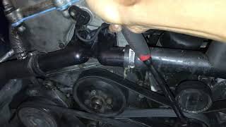 bmw z3  water pump replacement [upl. by Nae943]