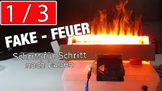 DIY  FAKE FIRE KAMIN Schritt für Schritt nachbauen 13 [upl. by Gisella]