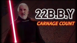 Star Wars 22BBY Carnage Count [upl. by Biancha]