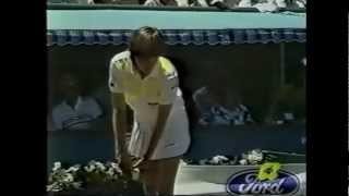 Hana Mandlikova vs Martina Navratilova 1987 Australian Open 23 [upl. by Ahsetal]