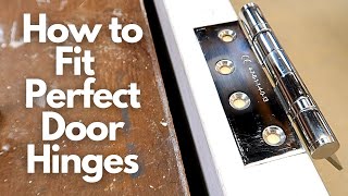 How to Fit Perfect Door Hinges [upl. by Delamare]