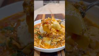 The Best Lasagna Soup Recipe food foodie shorts [upl. by Enitnatsnoc41]