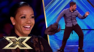 Stevi Ritchie BUSTS a move with this AMAZING Queen performance  Auditions  The X Factor UK [upl. by Ruenhs]