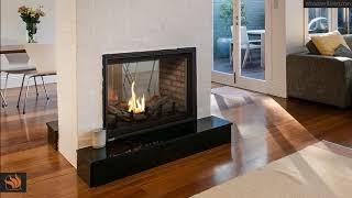 Montigo H38FSD See Through Direct Vent Gas Fireplace [upl. by Yrellam]