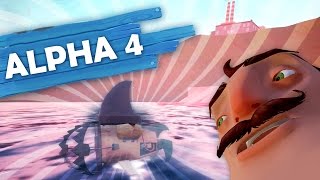 THE SHARK IS BACK PROTECTING SECRETS Hello Neighbor Secrets  Hello Neighbor Alpha 4 [upl. by Kenward922]