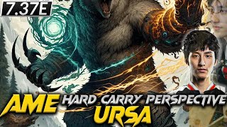 Ame  Ursa The Hard Carry  Dota 2 Pro Full Gameplay Patch 737E watson ursa [upl. by Lrub]