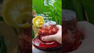 Tinto de Verano TintoDeVerano wine mixeddrinks cocktaildrinks spanishcocktail mixology [upl. by Elyse]