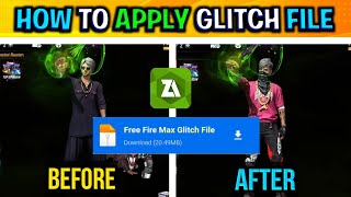 How To Apply Glitch File In Free Fire  How To Apply Glitch File In Free Fire Max  Glitch File FF [upl. by Miof Mela]