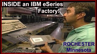 LOOK INSIDE an IBM Server Factory Behind the Scenes Rochester MN AS400 computers eSeries 1990s [upl. by Hilar]