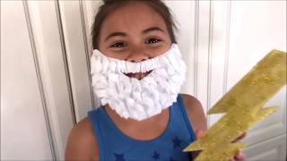 DIY Costume Beard and Mustache [upl. by Ymij]