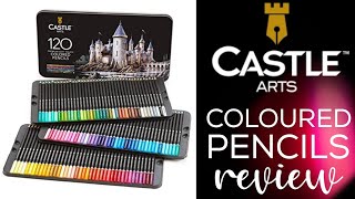 Castle Arts Colored Pencils Review [upl. by Anidal624]