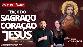 Terço do Sagrado Coração de Jesus I 23 de Outubro I Geraldinho e Débora [upl. by Clayberg]