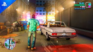 GTA Vice City Remake™  Unreal Engine 5 New 2023 Gameplay Concept made with GTA 5 PC Mods [upl. by Anirtal]