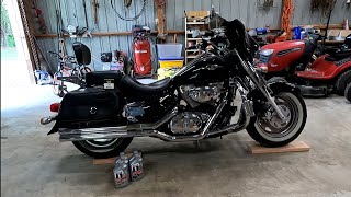 05 Suzuki Boulevard C90 Oil Change with walk around [upl. by Edsel]