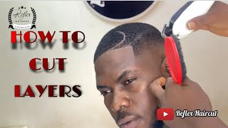 Lagos Nigeria Barber  How I transformed this hair to skin fade  layers 😱🥵🔥 [upl. by Aynekal]