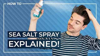 How To Use Sea Salt Spray  Top 5 For Men [upl. by Nauqed614]